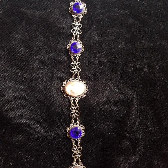 1940s vintage cameo jewelry set - Picture 4 of 6